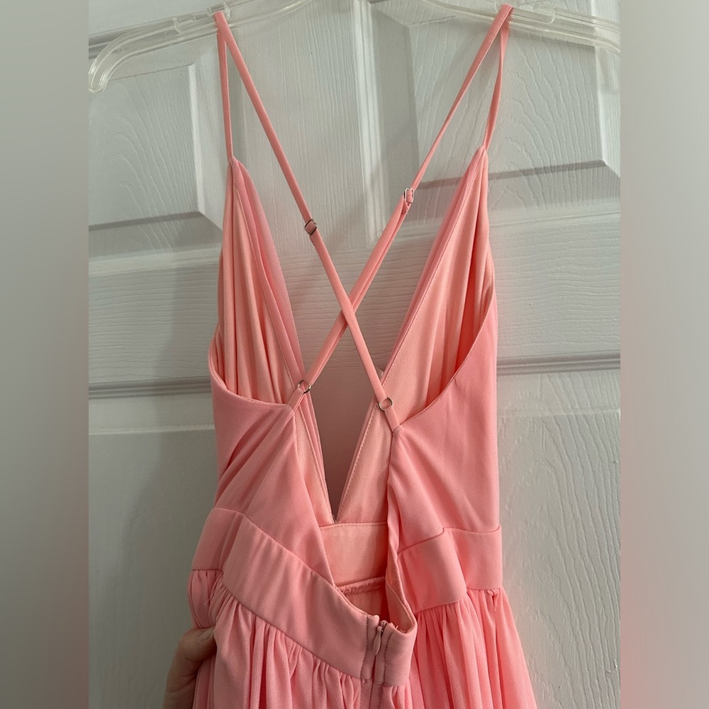 Pink Lily pink maxi dress nwot size small flowy - Picture 5 of 6